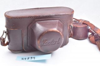 Vintage Leotax Camera Leather Case For Leotax K F