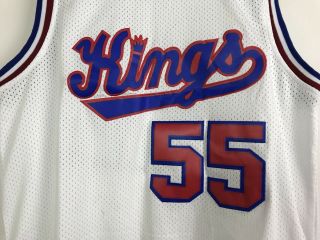 Vintage Nike Team Sacramento Kings Jason Williams 55 Stitched Jersey Large 3