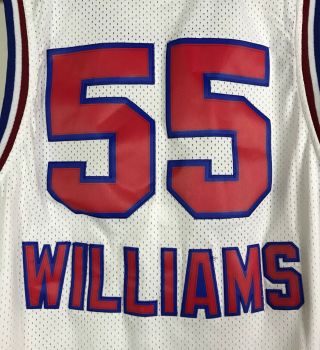 Vintage Nike Team Sacramento Kings Jason Williams 55 Stitched Jersey Large 4