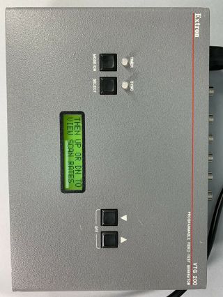 Extron VTG - 200 Programmable Video Test Generator w/Case 3