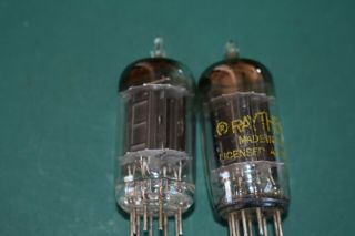 12ax7 Ecc83 Raytheon Audio Receiver Preamplifier Vacuum Tubes Pair