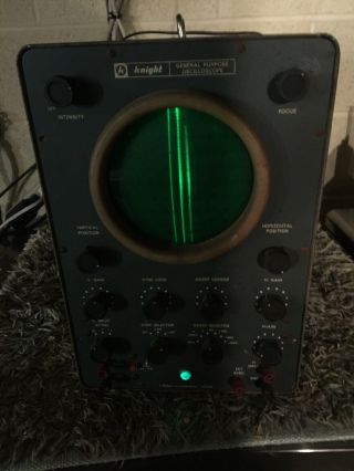 Vintage Knight Oscilloscope Allied Radio