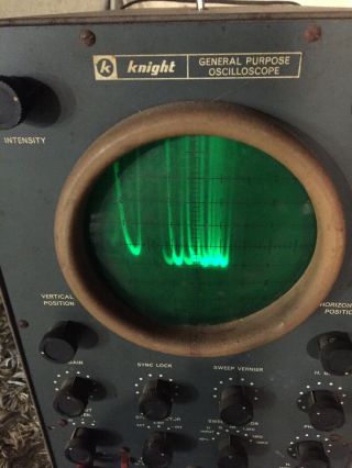 Vintage Knight Oscilloscope Allied Radio 3