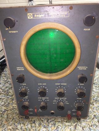 Vintage Knight Oscilloscope Allied Radio 5