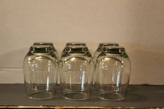 Set of 6 - Vintage - Libbey Co.  - Smoke Tempo - Juice Glasses 8