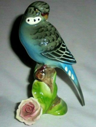 Vintage Parakeet Bird Figurine