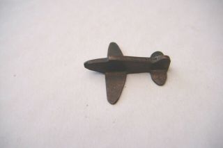 Ww2 Trench Art Vintage Raf Sweetheart Copper Spitfire Badge (missing Pin)