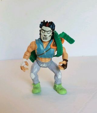 Vintage 1989 Teenage Mutant Ninja Turtles Casey Jones Figure Complete Tmnt
