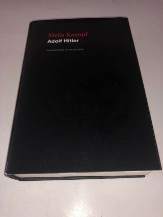 Mein Kampf Adolf Hitler Translated By Ralph Manheim Hardcover Like