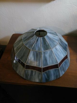 Vintage Stained Glass Hanging Light Tiffany Style Shade No Light Shade Only