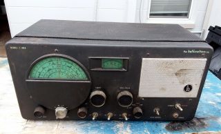 Vintage Hallicrafters S - 40a Tube Ham Radio Receiver - For Repair Or Restoration