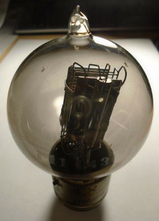 Western Electric VT2 205B Tennis Ball Amplifier Tube with Broken Glass Arbor 8
