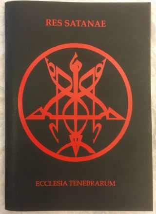 Ecclesia Tenebrarum Res Satanae Vox Inferni Satanism Occult Esoteric Gnosticism