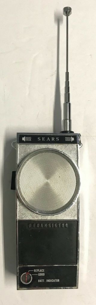 Vintage 1965 Dated Sears 9 Transistor Walkie Talkie,