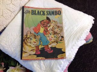 1942 Little Black Sambo Cloth - Like Book