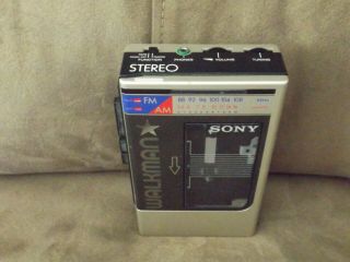 Vintage 80s Sony Walkman Wm - F8 Am/fm Stereo Radio & Cassette Player Great