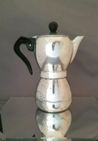 Vintage La Signora Caffettiera Aluminum Stove Top Espresso Coffee Maker Italy 2