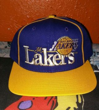 Vintage Los Angeles Lakers The Game Snapback Hat Cap 4976 Of 6000