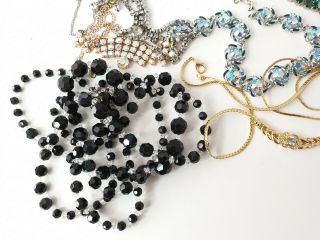 Vintage Crystal Style Costume Jewellery Necklaces Joblot Bundle 8