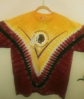 Washington Redskins Vintage Tye Dye Tshirt Xl Nfl Apparel
