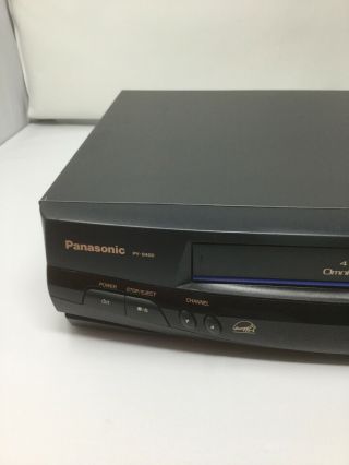 Panasonic PV - 8400 OmniVision VHS VCR 4 Head Player Recorder No Remote 2