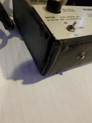 Vintage GE General Electric Halogen Leak Detector Type H - 10B Mars 25301 25th ann 8