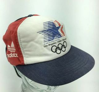 Vintage 1984 Usa Olympics Los Angeles Mesh Trucker Snap Back Hat Mesh Retro G