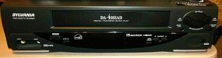 Sylvania 6245FB 4 HEAD VCR/VHS W/UNIV Remote/Cables,  SLING BLADE VHS MOVIE 3