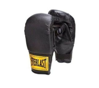 Retro Vintage Everlast Boxing Bag Gloves 4302 Gold Bar Light Use