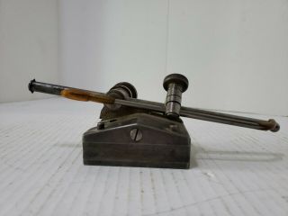 Vintage Machinist Tool Surface Gage With Extra Parts