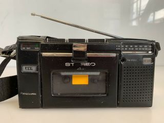 Vintage Panasonic Rx - 2700 Mini Radio Tape Recorder Radio Made In Japan