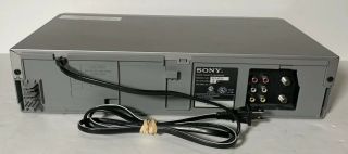 Sony SLV - N750 Hi - Fi Stereo Video Cassette Recorder Tested/Working No Remote 3
