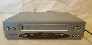 Ge Vg4054 Vcr Vhs Recorder Player 4 Head Hq Clear Picture Search -