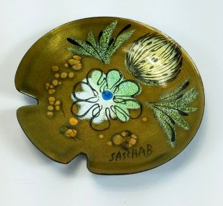 Vintage Sasha Brastoff Hand Painted Mini Plate
