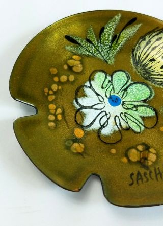 Vintage Sasha Brastoff Hand Painted Mini Plate 2