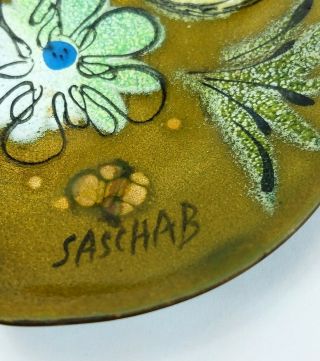 Vintage Sasha Brastoff Hand Painted Mini Plate 4