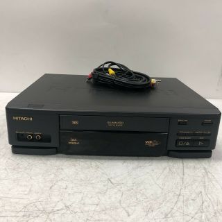 Hitachi Vt - M284a Video Cassette Recorder Vcr Plus,  Vhs Player No Remote