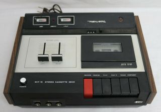 Vintage Realistic Stereo Cassette Player/recorder Sct - 10 And