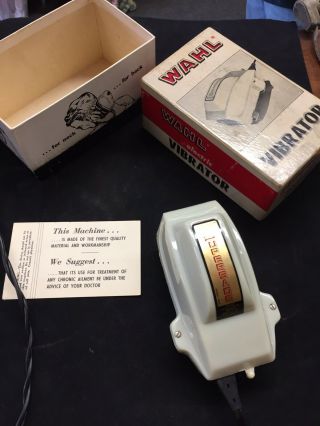 Vintage Wahl Massage Vibrator Sage 4400 Electric Classic