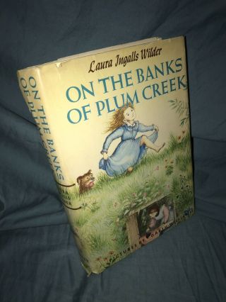 On The Banks Of Plum Creek By Laura Ingalls Wilder,  1953,  Good With Dust Jacket