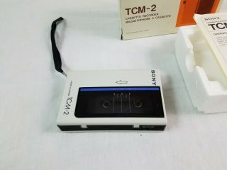SONY TCM - 2 1985 BOX cassette recorder electronics Walkman 2