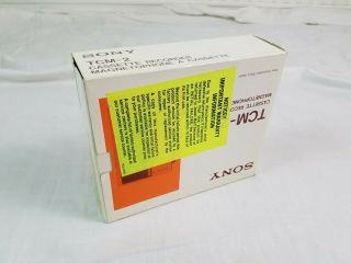 SONY TCM - 2 1985 BOX cassette recorder electronics Walkman 7