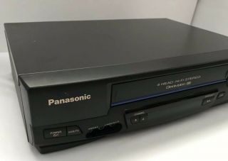 PANASONIC PV - V4521 OMNIVISION 4 - HEAD HI - FI STEREO VCR VHS PLAYER 3