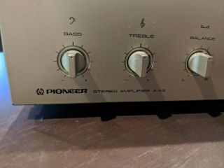 Vintage Pioneer A - X3 Stereo Amplifier Receiver 3