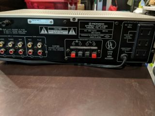 Vintage Pioneer A - X3 Stereo Amplifier Receiver 4