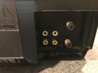Emerson EWV401B VCR DA 4 Head VHS Player Recorder No Remote 5