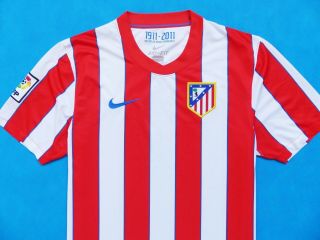 Vintage Shirt Nike Atletico Madrid Home 2011 - 12 Jersey Camiseta Size: M (medium)
