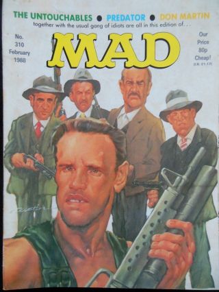 Mad Magazine; Vintage Comic Humour - February 1988 - Satire/parody,  Illustrated