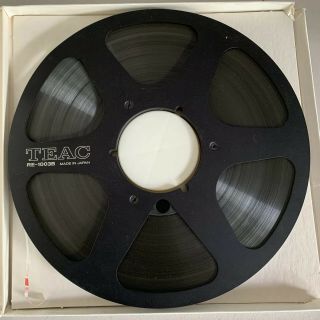 Ok Teac Re - 1003b 10.  5 " Black Metal Reel Take Up In Plain Box Nab 1/4 " Tape Japan