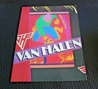 Vintage Van Halen 1981 Fair Warning Tour Concert Program Book